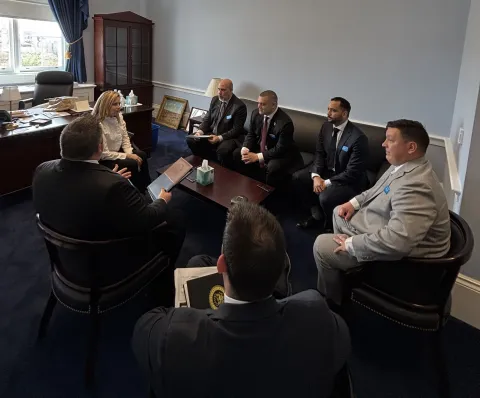 Rep Gillen and members of NATCA