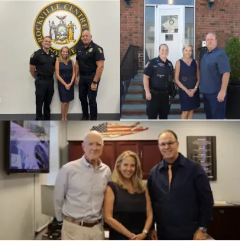 Rep. Gillen meets takes part in three patrol ride-alongs with Garden City, Floral Park and Rockville Centre
