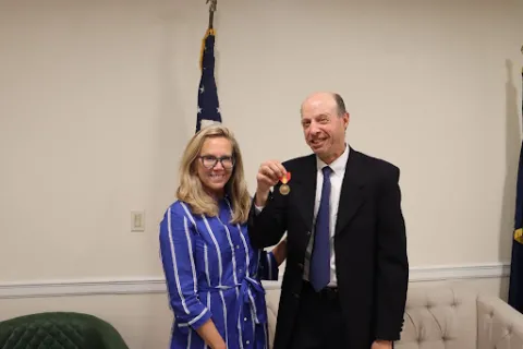 Rep. Gillen with Robert Schildkraut