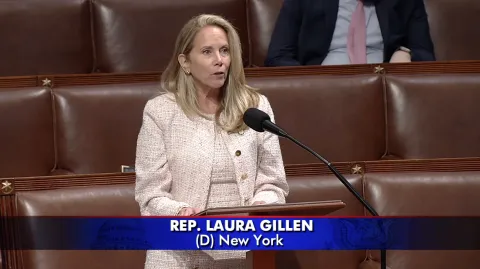 Rep. Gillen speaks before passage of bipartisan TPS Haiti bill