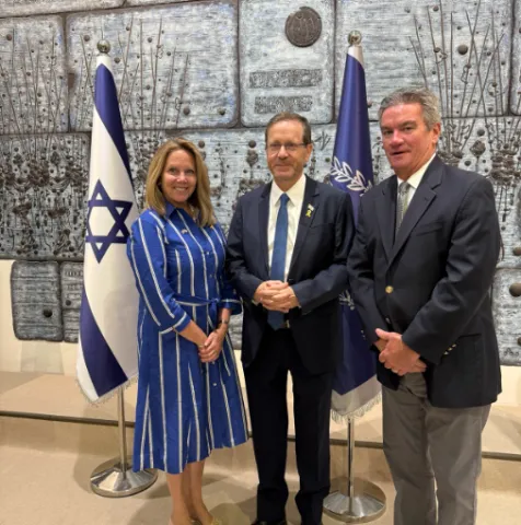 Congresswoman Gillen meets with Israeli President Isaac Herzog in Israel